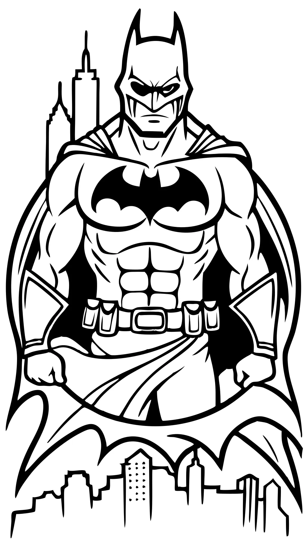 batman coloring pages for adults